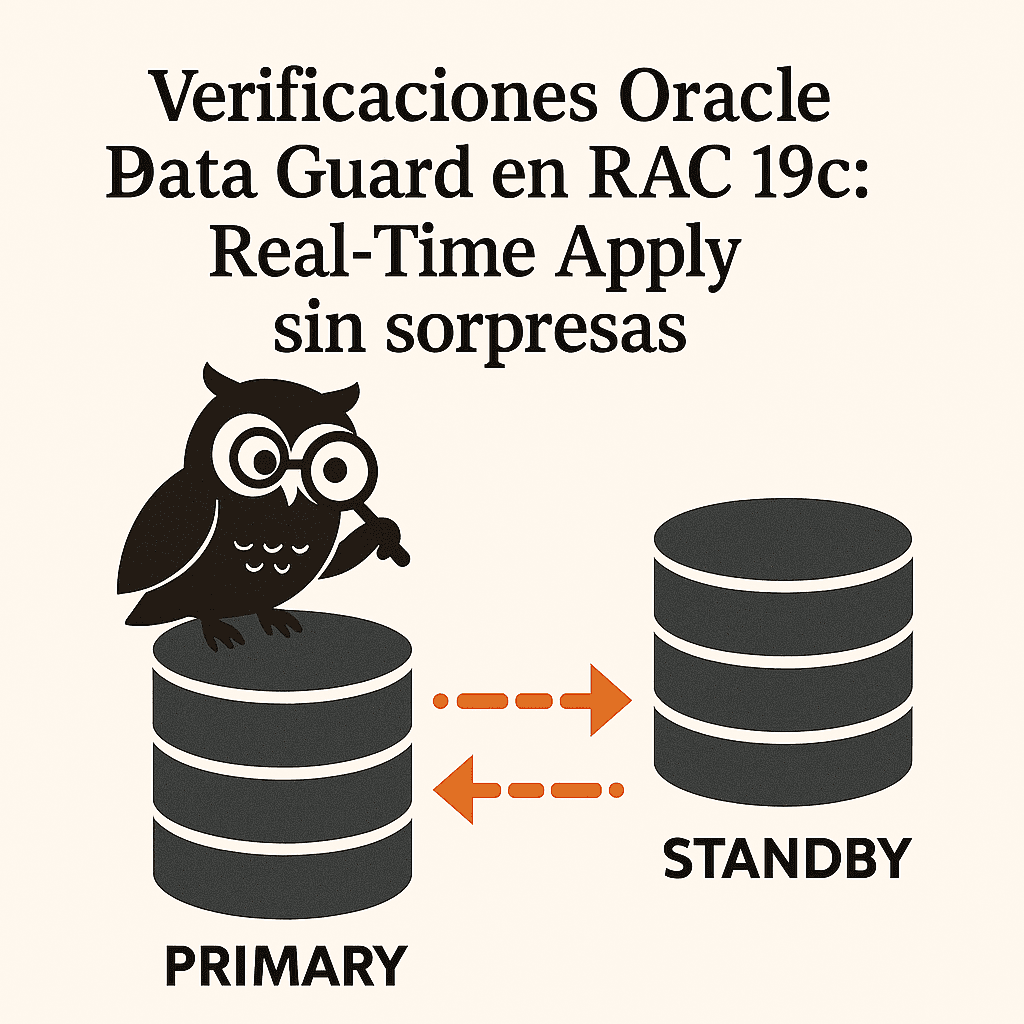 🌐Verificaciones Oracle Data Guard en RAC 19c: Real-Time Apply sin sorpresas.