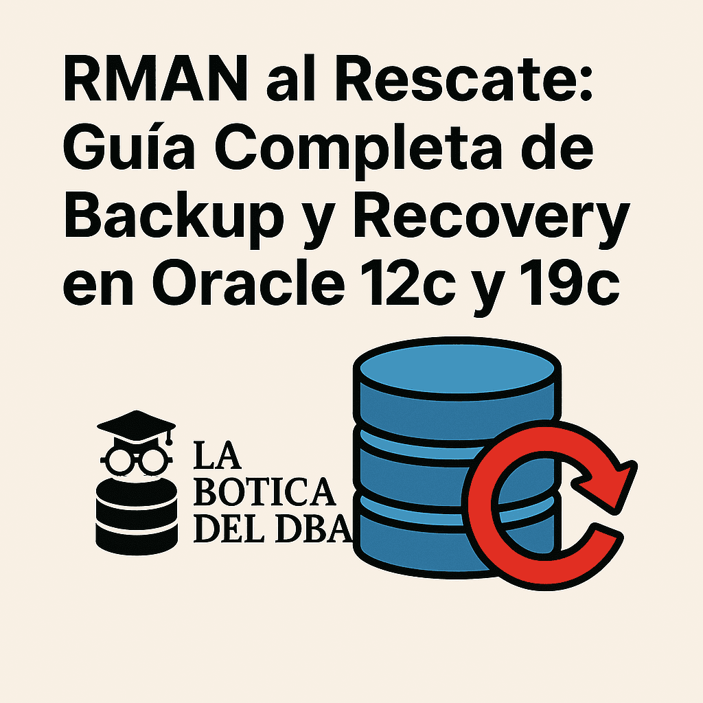 🧪 RMAN al Rescate: Guía completa de Backup y Recovery en Oracle 12c y 19c
